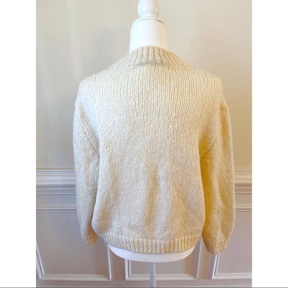 NWOT Zara Boxy Wool Sweater Small - Picture 5 of 5